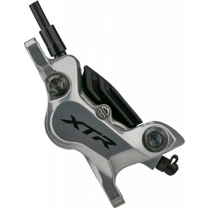 Калипер SHIMANO XTR M9120, гидравлика, POST MOUNT, металлическая колодка, N04C с кулером, без адаптера, IBRM9120MPMF Калипер SHIMANO XTR M9120, гидравлика, POST MOUNT, металлическая колодка, N04C с кулером, без адаптера, IBRM9120MPMF