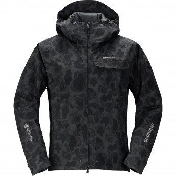 Куртка утеплённая SHIMANO RB-01JS GORE-TEX черный камуфляж 2XL