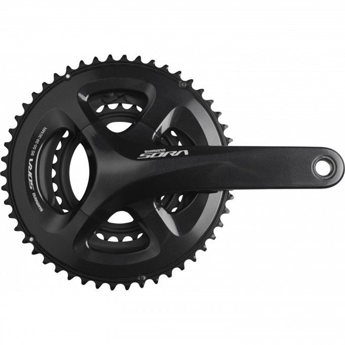 Система SHIMANO SORA, R3030, 175 мм, 50/39/30 без каретки EFCR3030EX090X Система SHIMANO SORA, R3030, 175 мм, 50/39/30 без каретки EFCR3030EX090X