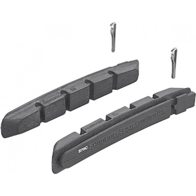 Вкладыш тормозной колодки SHIMANO для v-brake, S70C для тяжел. усл. Y8A298030 Вкладыш тормозной колодки SHIMANO для v-brake, S70C для тяжел. усл. Y8A298030