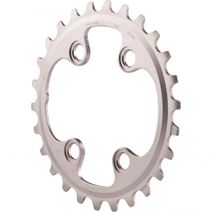 Звезда передняя SHIMANO DEORE, для FC-M590-10, 42T AE серебро Y1MZ98020 Звезда передняя SHIMANO DEORE, для FC-M590-10, 42T AE серебро Y1MZ98020