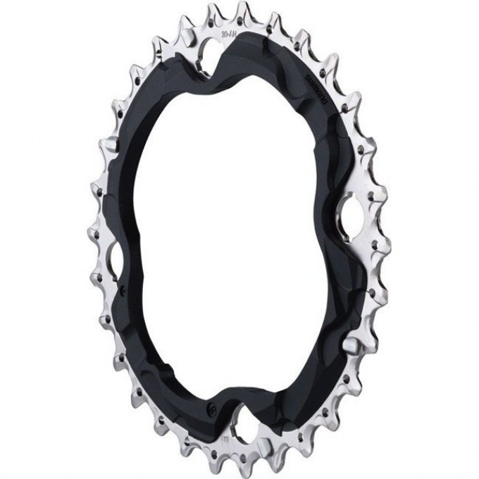 Звезда передняя SHIMANO DEORE, для M6000, 30T-AN, черный Y1WC98010 Звезда передняя SHIMANO DEORE, для M6000, 30T-AN, черный Y1WC98010