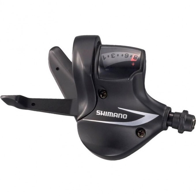 Шифтер SHIMANO ACERA, M360, правый, 8 скоростей, трос 2050 мм нержавеющая сталь ESLM360RAT Шифтер SHIMANO ACERA, M360, правый, 8 скоростей, трос 2050 мм нержавеющая сталь ESLM360RAT